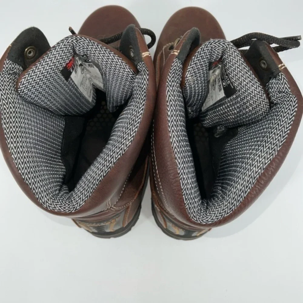 Georgia Boot AMP LT Logger Composite Toe Low Heel Waterproof Work Boot Size‎ 14W